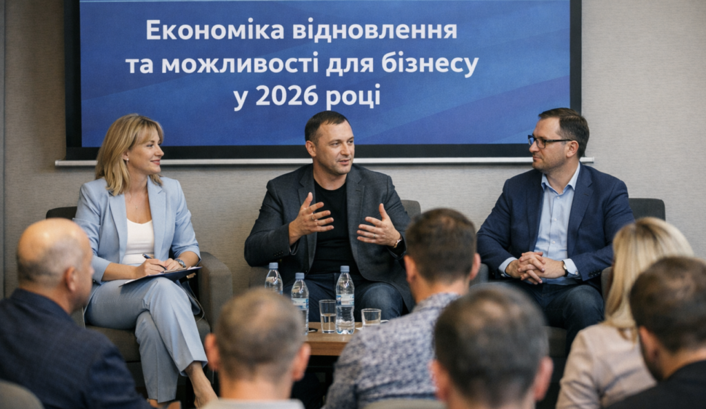 Дискусія: економіка відновлення та можливості для бізнесу в 2026 році